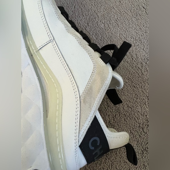 CHANEL Mixed Fiber Sneakers 38 - Picture 8 of 13